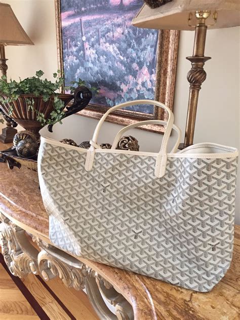 goyard saint louis tote white|goyard saint louis gm bag.